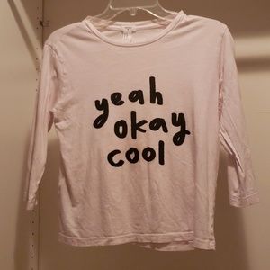 Forever 21 yeah okay cool shirt
